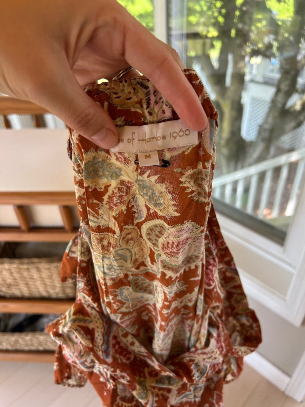 Women’s paisley maxi dress - Picture 3 of 4